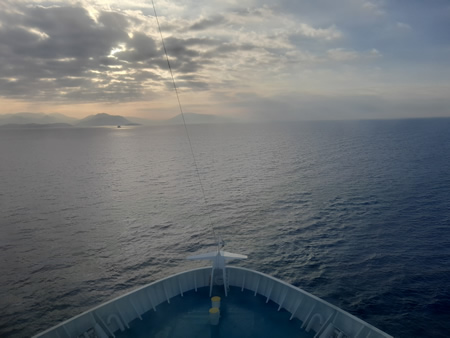 APPROACHING CORFU 